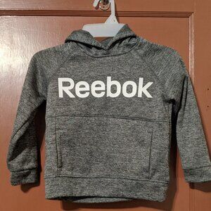 BOYS SIZE 5 GRAY REEBOK HOODIE